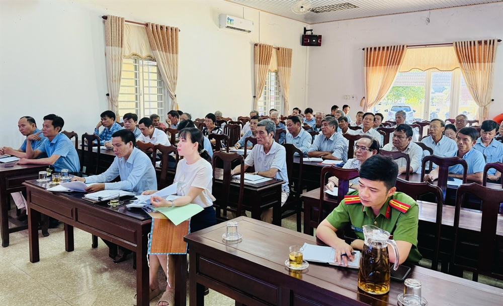 Phường Phú Bài tổ chức hội nghị nhằm phổ biến kế hoạch kê khai, đăng ký đất đai.