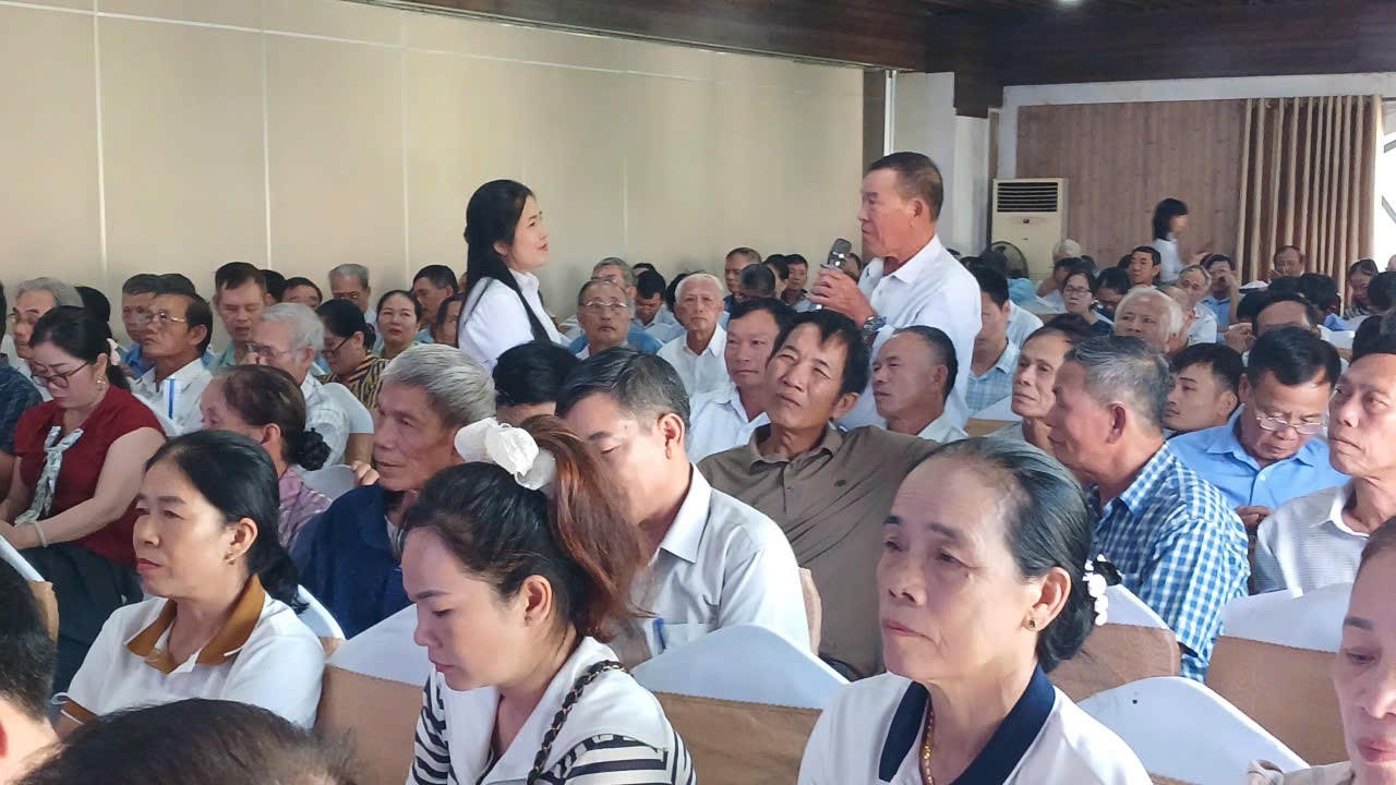 Báo cáo viên Trần Thị An, phó trưởng phòng Nghiệp vụ, Trung tâm trợ giúp pháp lý nhà nước số 1 tỉnh Quảng Trị