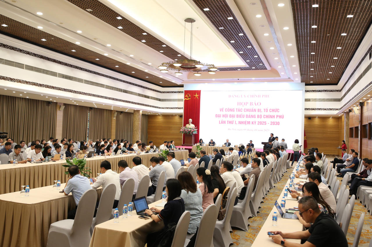 Quang cảnh buổi Họp báo. (Ảnh: N.H)