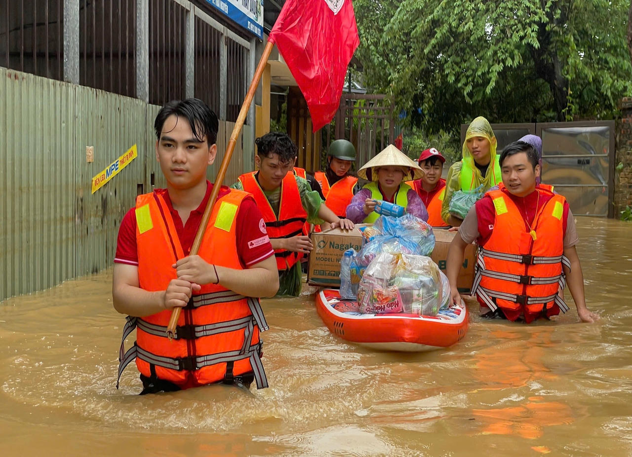 Thái Nguyên lan tỏa tinh thần sẻ chia giữa tâm lũ