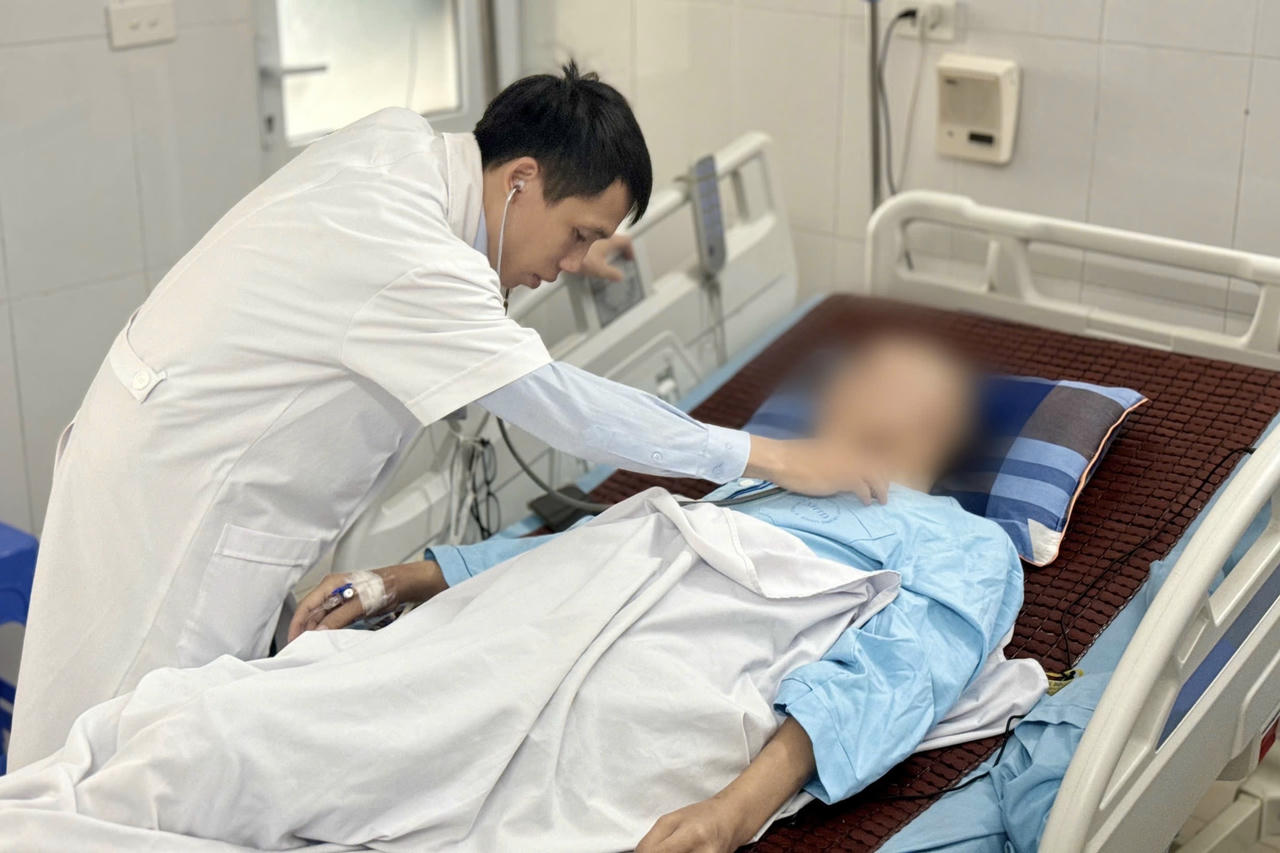 Sau 20 ngày điều trị lâm sàng bệnh nhân ổn định.