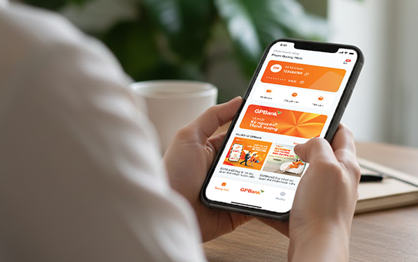 Giao diện ứng dụng GP DigiPlus được thiết kế như một trung tâm tài chính đa năng  