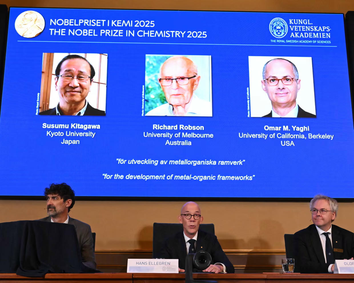 GS. Omar M. Yaghi - Chủ nhân Giải thưởng VinFuture nhận Giải Nobel Hóa học 2025