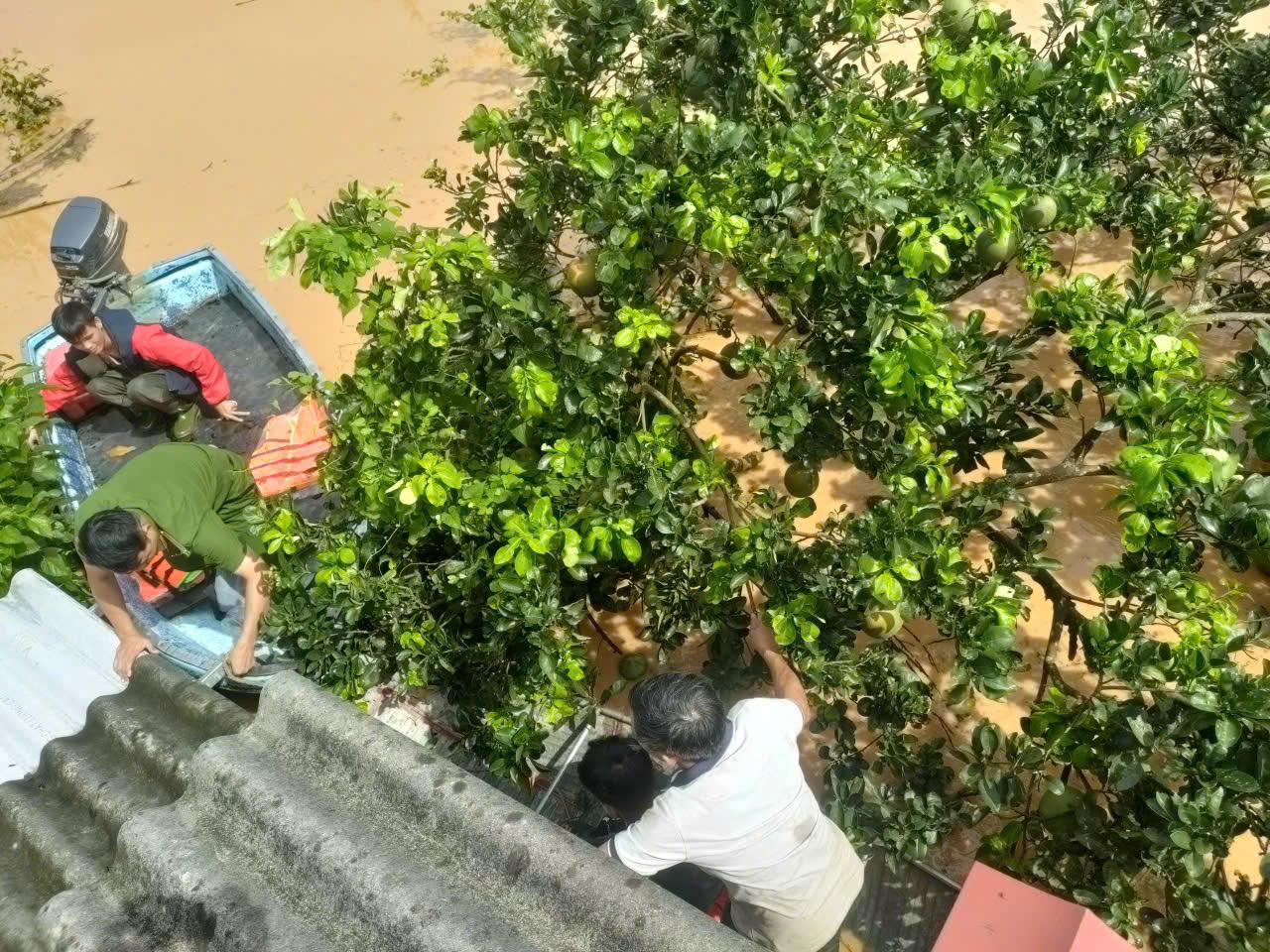 Cán bộ chiến sĩ Quân đội, Công an xã Kép (Bắc Ninh) dốc toàn lực hỗ trợ nhân dân khắc phục mưa lũ  