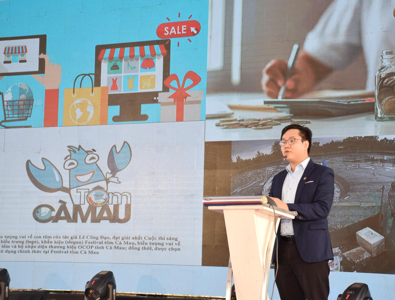 Đại biểu chia sẻ về chuyển đổi số.