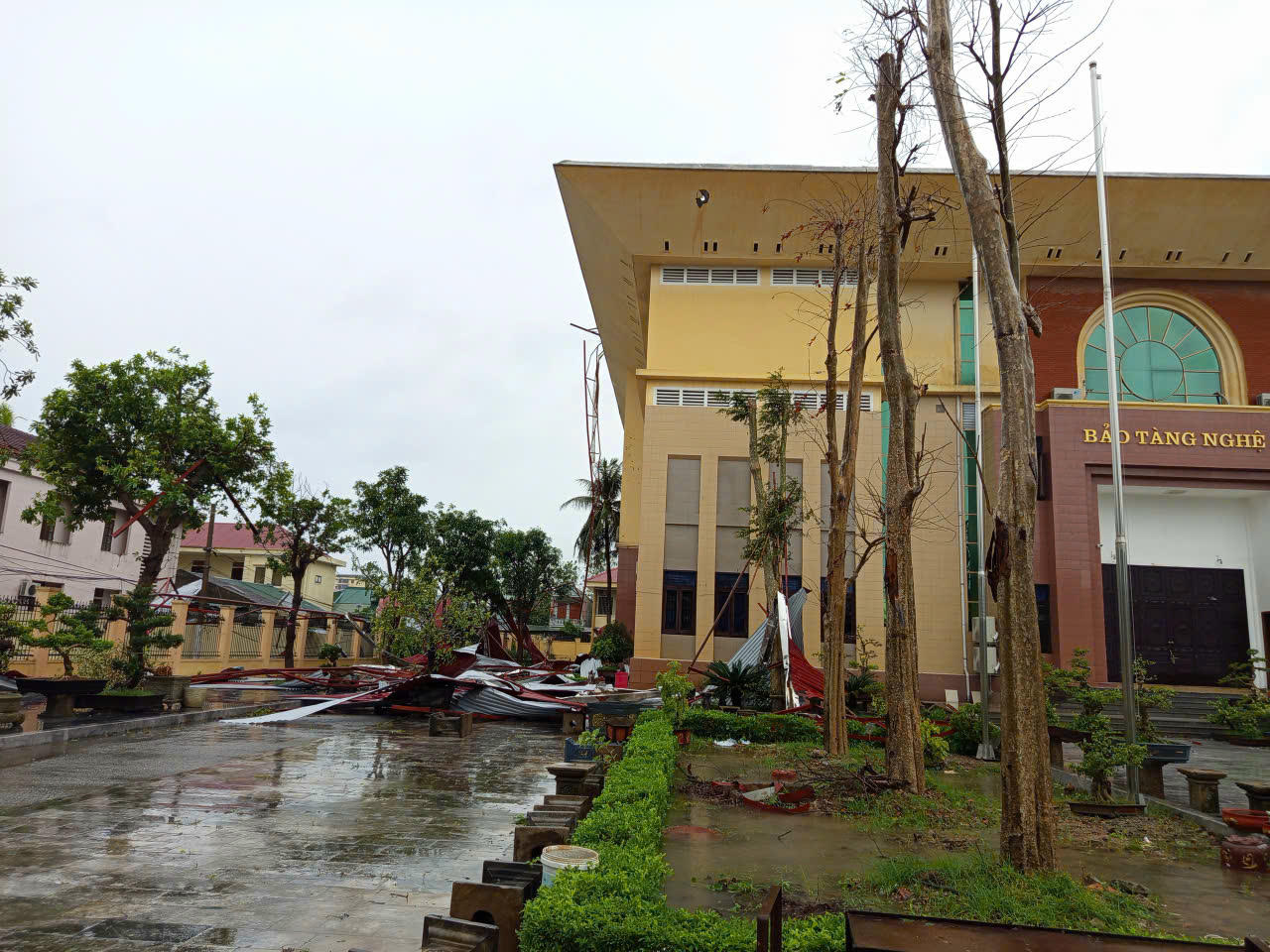 Bảo tàng Nghệ An - Xô viết Nghệ Tĩnh thiệt hại nặng sau bão số 10