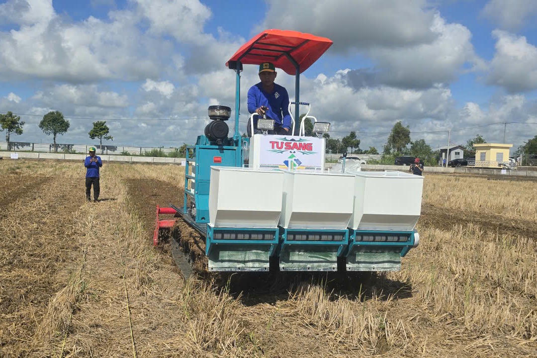 Đồng bằng sông Cửu Long ứng dụng công nghệ trong trồng lúa chất lượng cao
