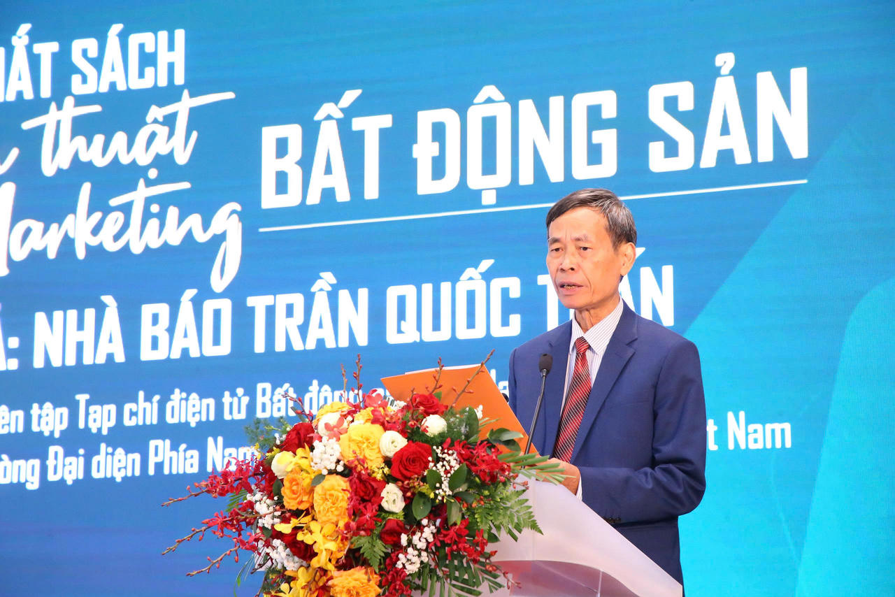 Ông Bùi Văn Doanh - Viện trưởng Viện Nghiên cứu Bất động sản Việt Nam chia sẻ về sự cần thiết của hoạt động đào tạo quản lý doanh nghiệp bất động sản.