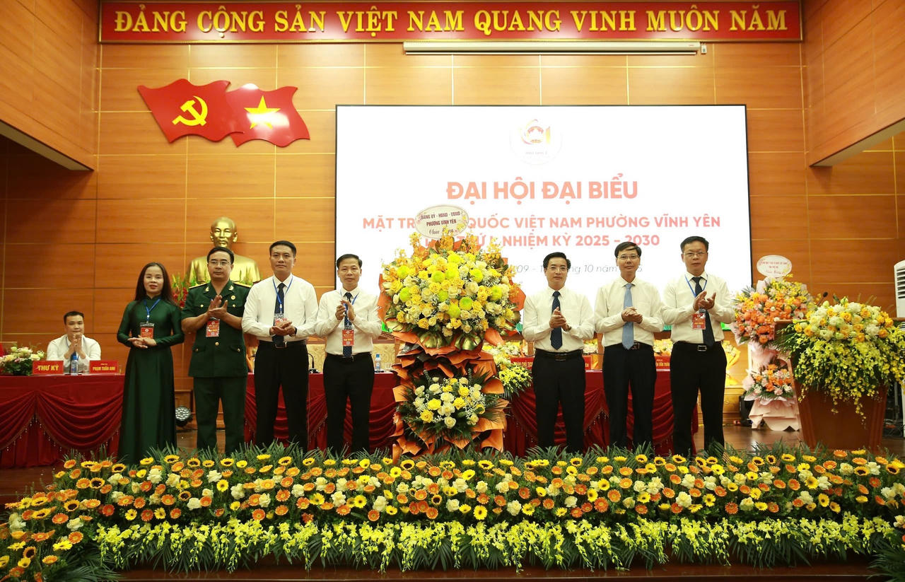 Đại hội đại biểu MTTQ Việt Nam phường Vĩnh Yên (Phú Thọ) thành công tốt đẹp