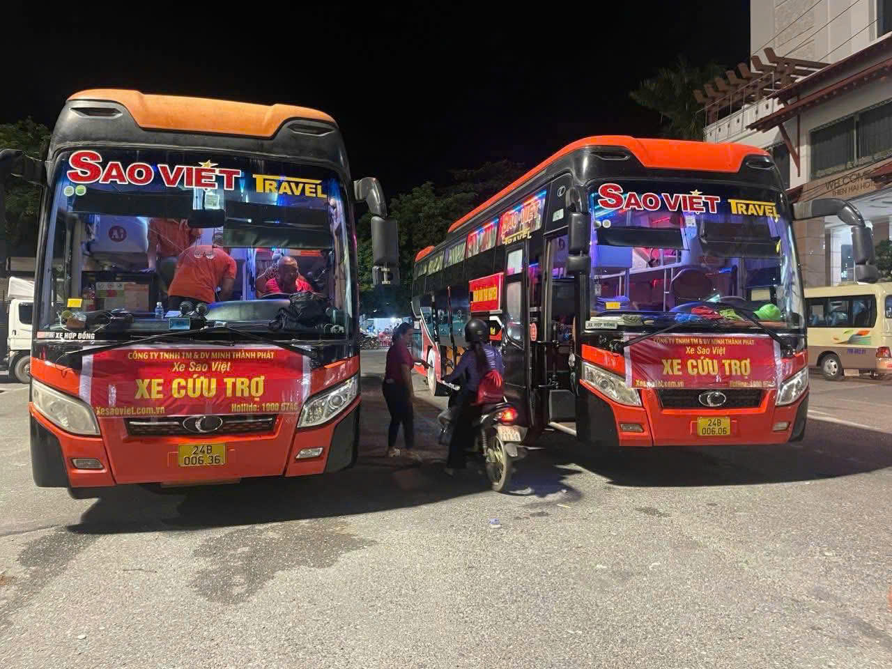 Nhiều đoàn thiện nguyện từ Lào Cai đã tự nguyện tổ chức các chuyến xe cứu trợ đến Thái Nguyên phối hợp với lực lượng địa phương giúp dọn bùn đất, giúp người dân khắc phục hậu quả mưa lũ. 