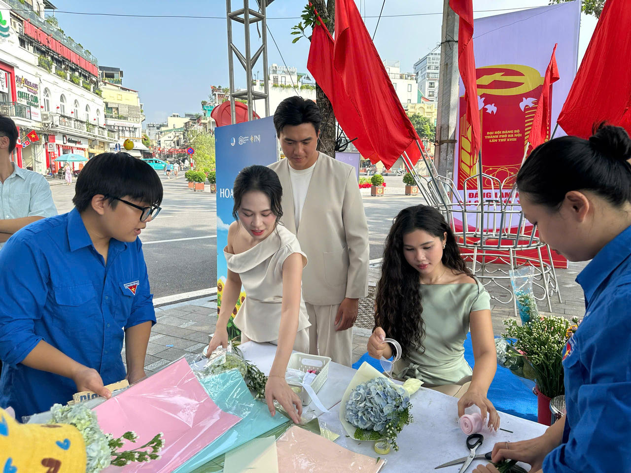 Một số hoạt động bên lề tại Ngày hội Gia đình trẻ hạnh phúc 2025 (Ảnh: Đ.Hải)