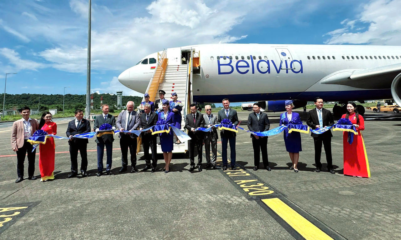 Đặc khu Phú Quốc, tỉnh An Giang đón chuyến bay thẳng đầu tiên từ Belarus