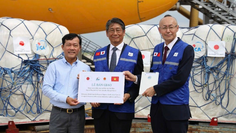 Chính phủ và Nhân dân Nhật Bản hỗ trợ khẩn cấp người dân Việt Nam bị ảnh hưởng bão, lũ
