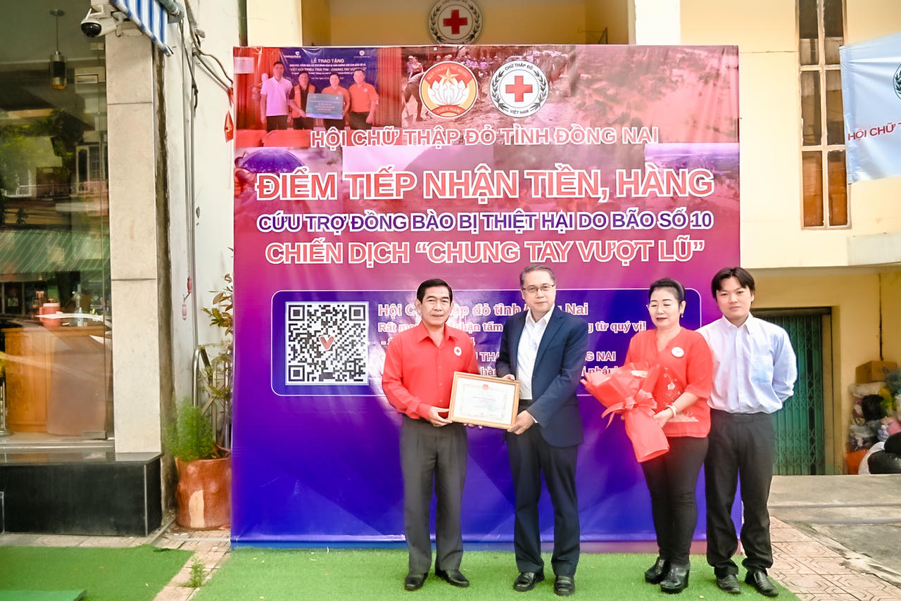 Vedan Việt Nam chung tay góp sức hỗ trợ người dân khắc phục hậu qủa bão lũ