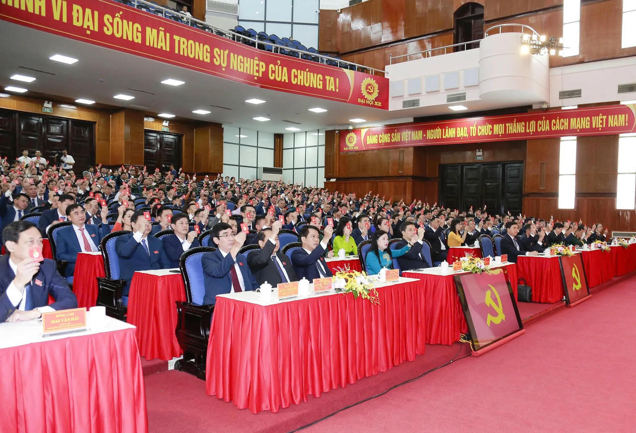 Tại phiên trù bị, các đại biểu đã biểu quyết thông qua nội dung chương trình, quy chế làm việc và nội quy của Đại hội.