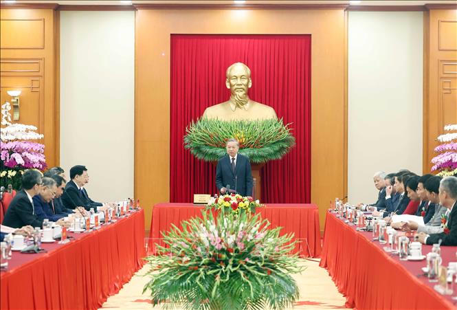 Tổng Bí thư Tô Lâm phát biểu. Ảnh: Thống Nhất/TTXVN