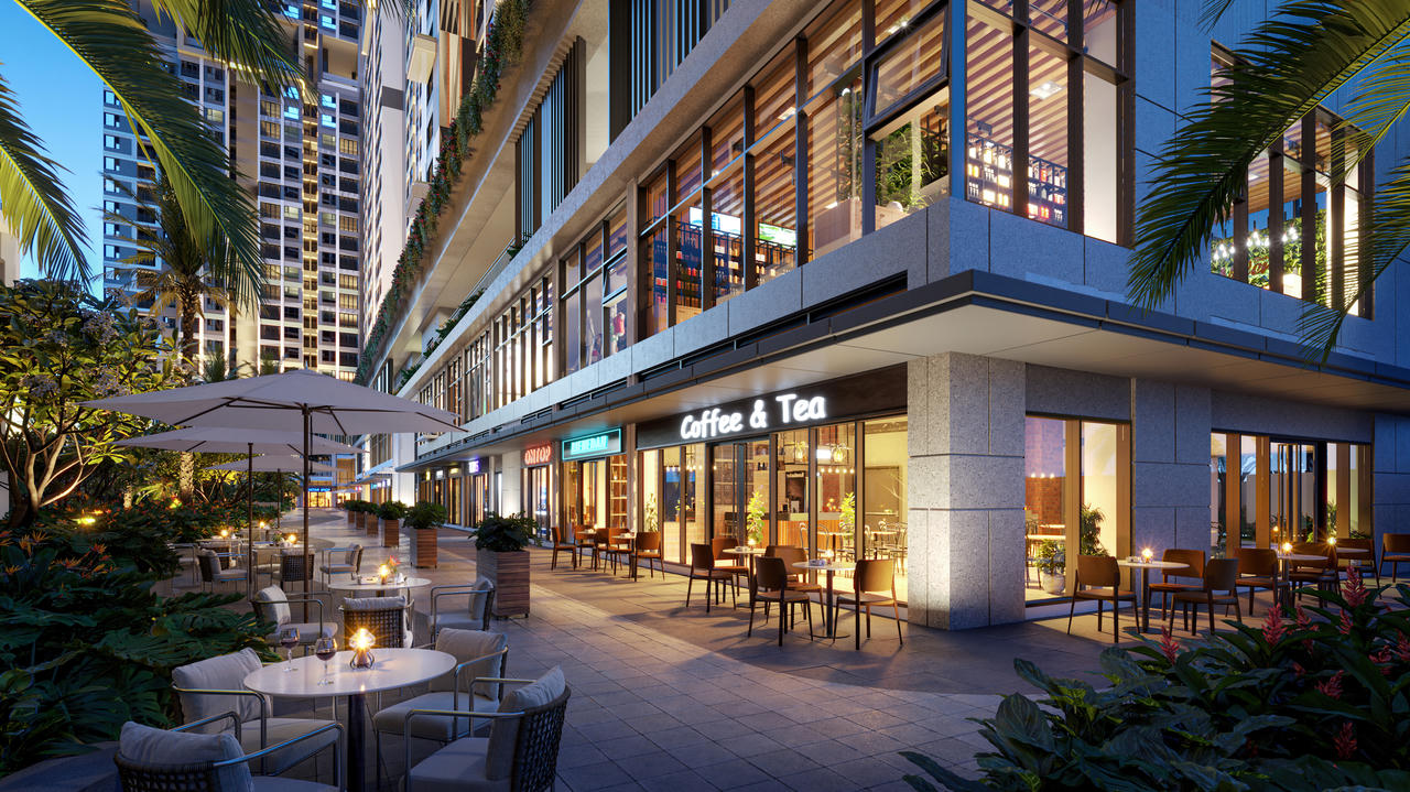 The Gió Riverside ra mắt 35 căn shop khối đế thương mại
