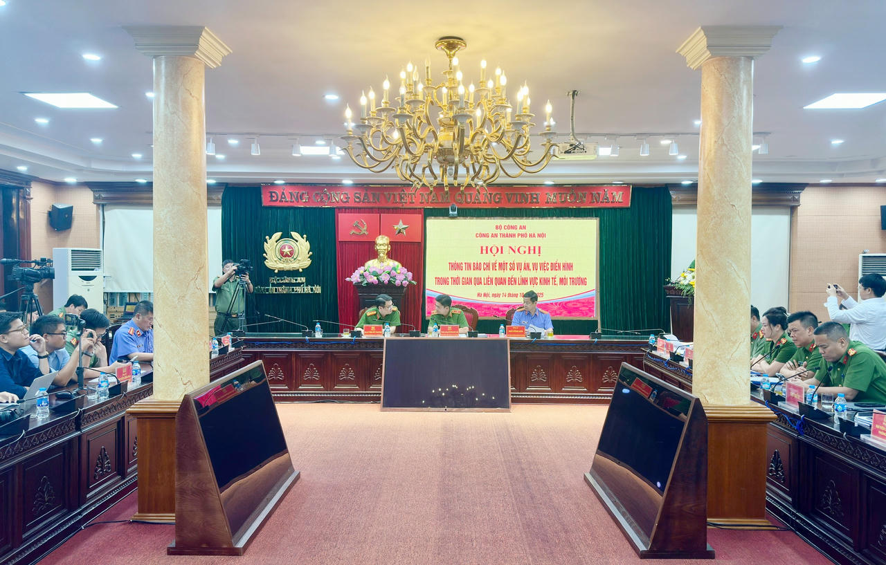 Công an TP Hà Nội thông tin về 5 vụ án 'nóng' trên địa bàn