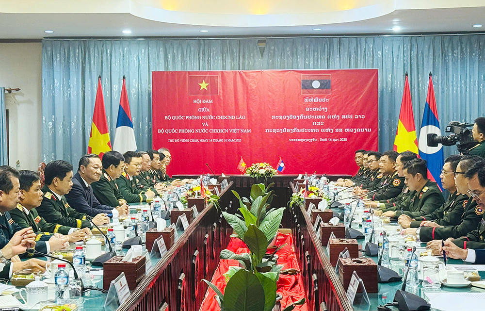 Quang cảnh hội đàm.

