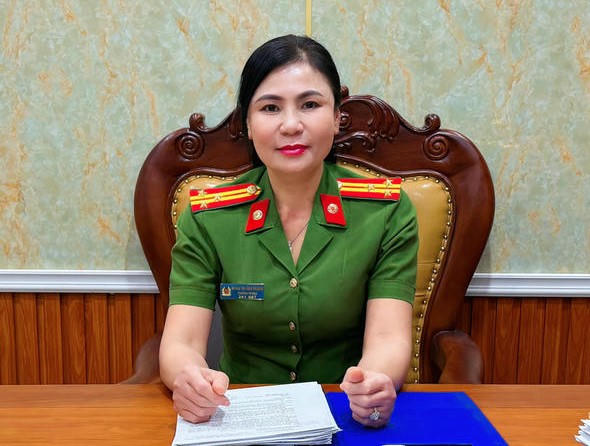 Thượng tá Hoàng Thị Hồng Phượng: “Pháp luật chỉ mạnh khi được thực thi bằng niềm tin”