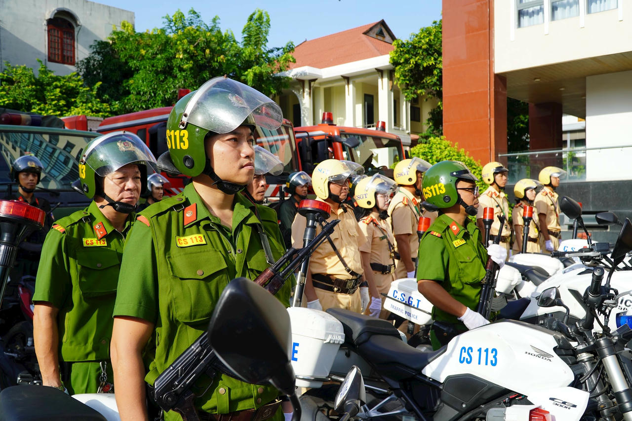 Công an TP Đà Nẵng thường xuyên tổ chức các đợt ra quân trấn áp tội phạm.&nbsp;
