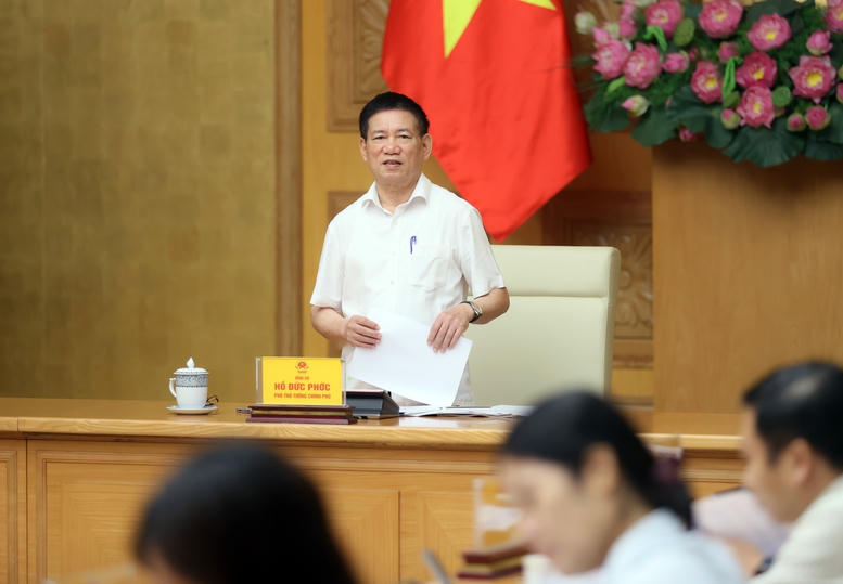 Phó Thủ tướng chỉ đạo tập trung xây dựng, hoàn thiện các văn bản quy pháp luật về phòng, chống rửa tiền, tài trợ khủng bố và tài trợ phổ biến vũ khí hủy diện hàng loạt; triển khai các giải pháp phòng, chống rửa tiền trong các giao dịch trên các sàn bất động sản, sàn tiền ảo… - Ảnh: VGP/Trần Mạnh