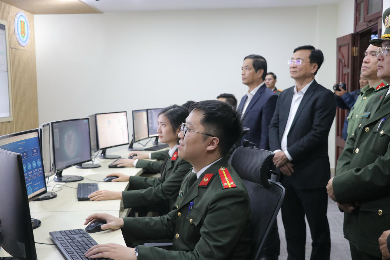 Trung tâm SOC của Lâm Đồng được thiết kế theo mô hình hiện đại.