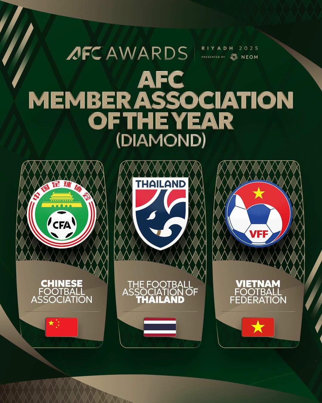 AFC báo tin vui cho VFF