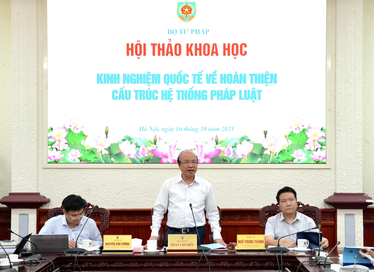 Thứ trưởng Phan Chí Hiếu phát biểu kết luận.