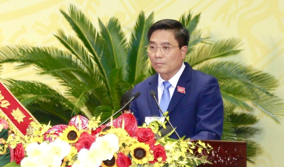 Bí thư Tỉnh ủy Nguyễn Doãn Anh phát biểu bế mạc Đại hội.