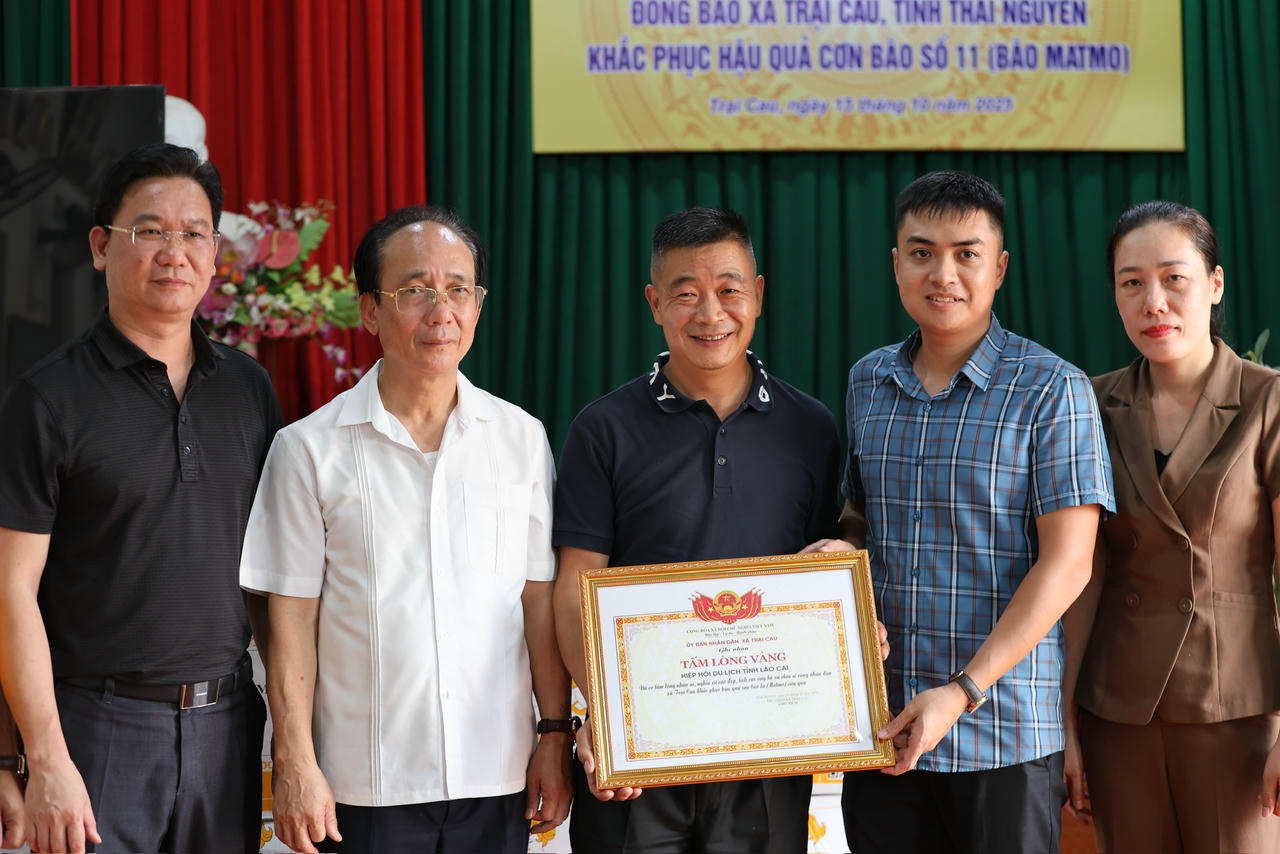 Hiệp hội Du lịch tỉnh Lào Cai chung tay hướng về đồng bào vùng lũ Thái Nguyên