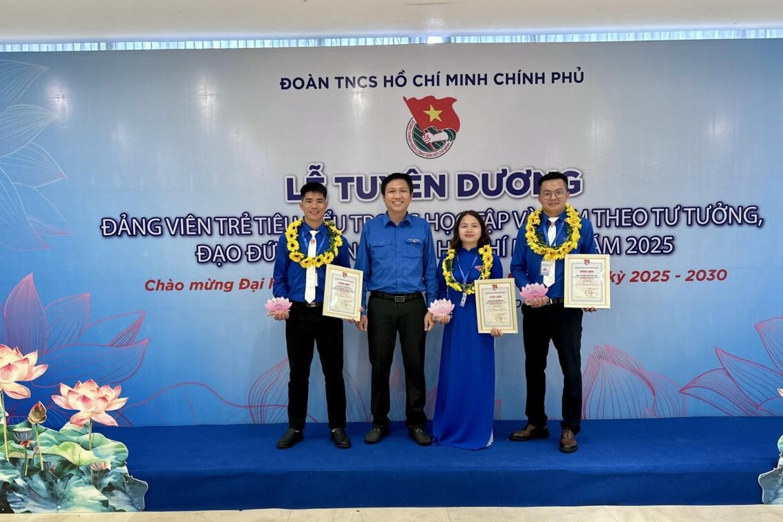 Tuyên dương các đảng viên trẻ tiêu biểu