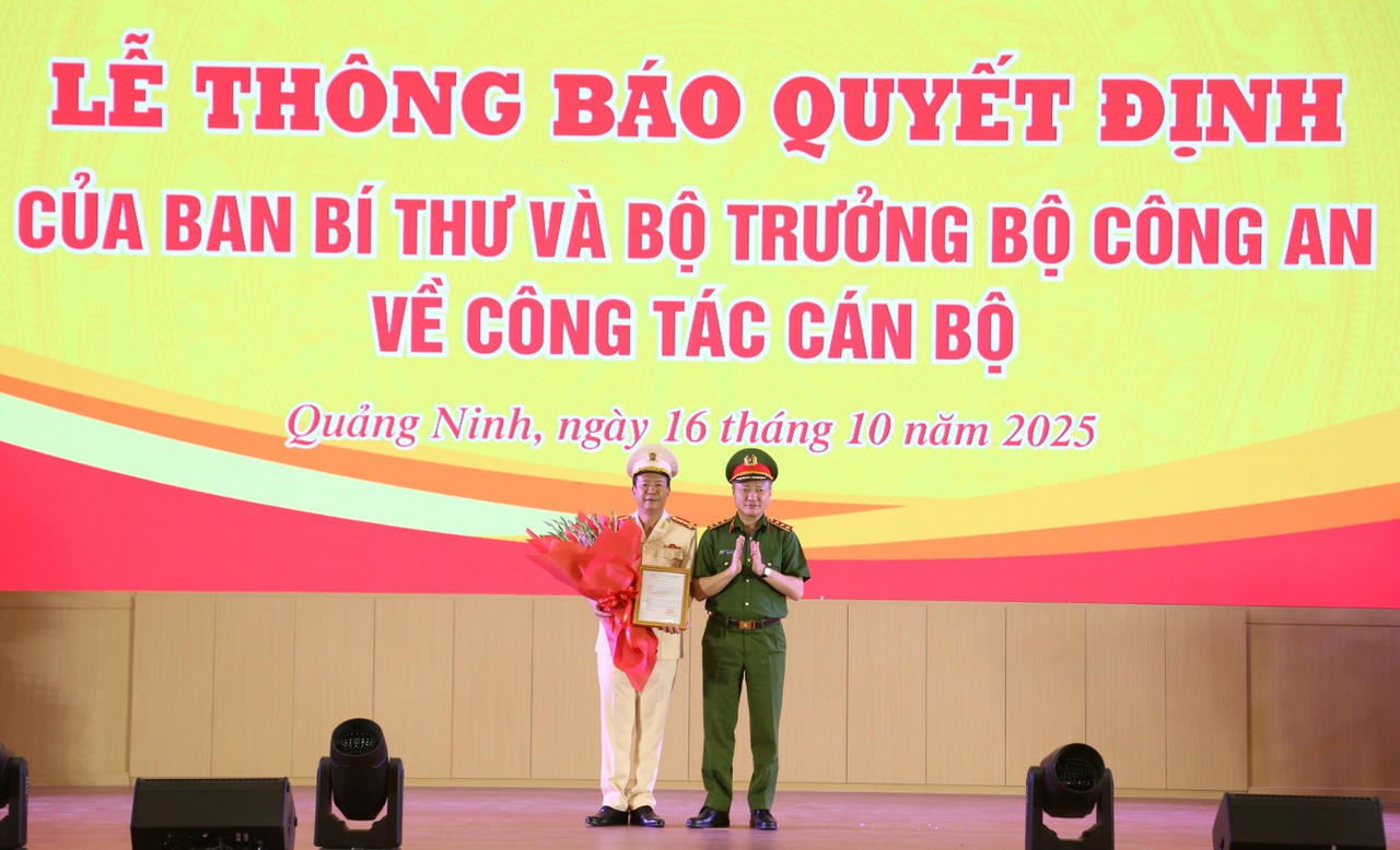 Quyết định của Bộ trưởng Bộ Công an giao Đại tá Vũ Thanh Tùng – Phó Bí thư Đảng uỷ, Phó Giám đốc Công an tỉnh, phụ trách Công an tỉnh.