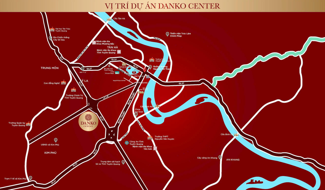 Danko Center sở hữu vị trí chiến lược, kết nối thuận lợi hàng đầu khu vực