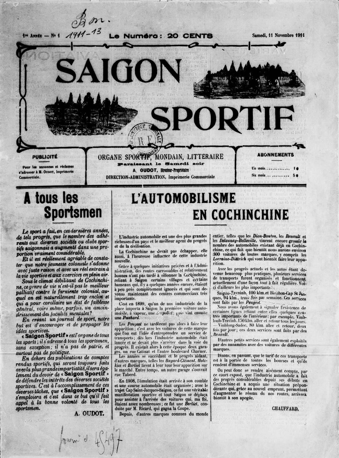 Đời sống thể thao nhộn nhịp đầu thế kỷ 20