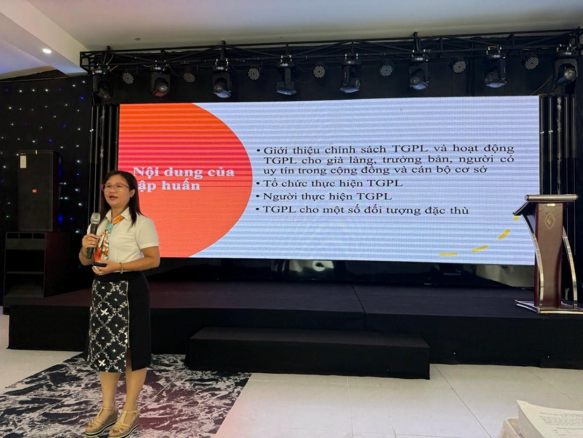 Báo cáo viên LS Nguyễn Ngọc Lan - Công ty Luật TNHH LS Ngọc Lan và Cộng sự, giảng viên Trường ĐH Đại Nam