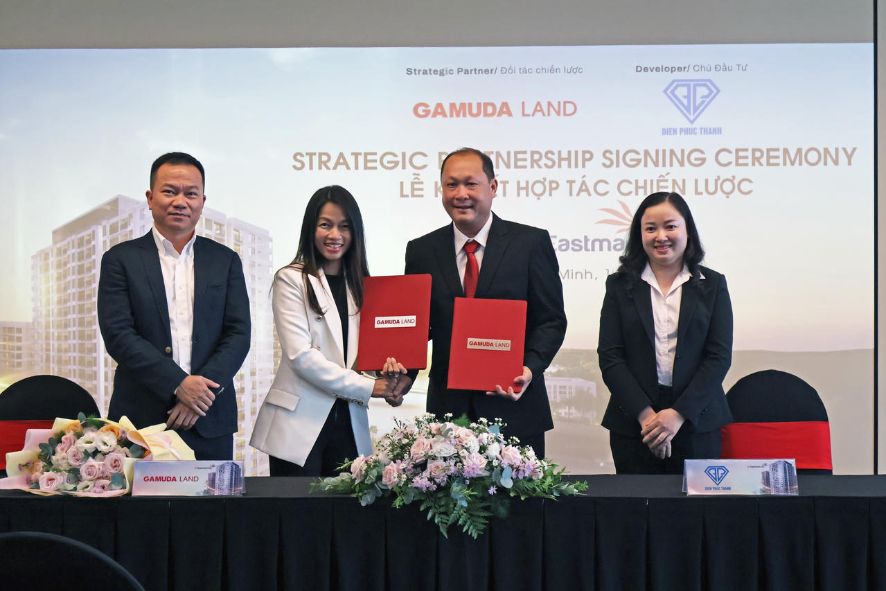 Gamuda Land ký kết thỏa thuận trở thành đối tác phát triển kinh doanh chiến lược của Điền Phúc Thành ở dự án MT Eastmark City  