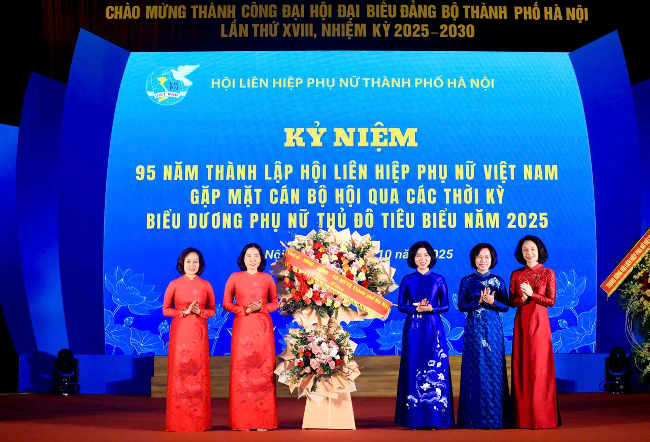 Hà Nội: Gặp mặt kỷ niệm 95 năm Ngày thành lập Hội Liên hiệp Phụ nữ Việt Nam