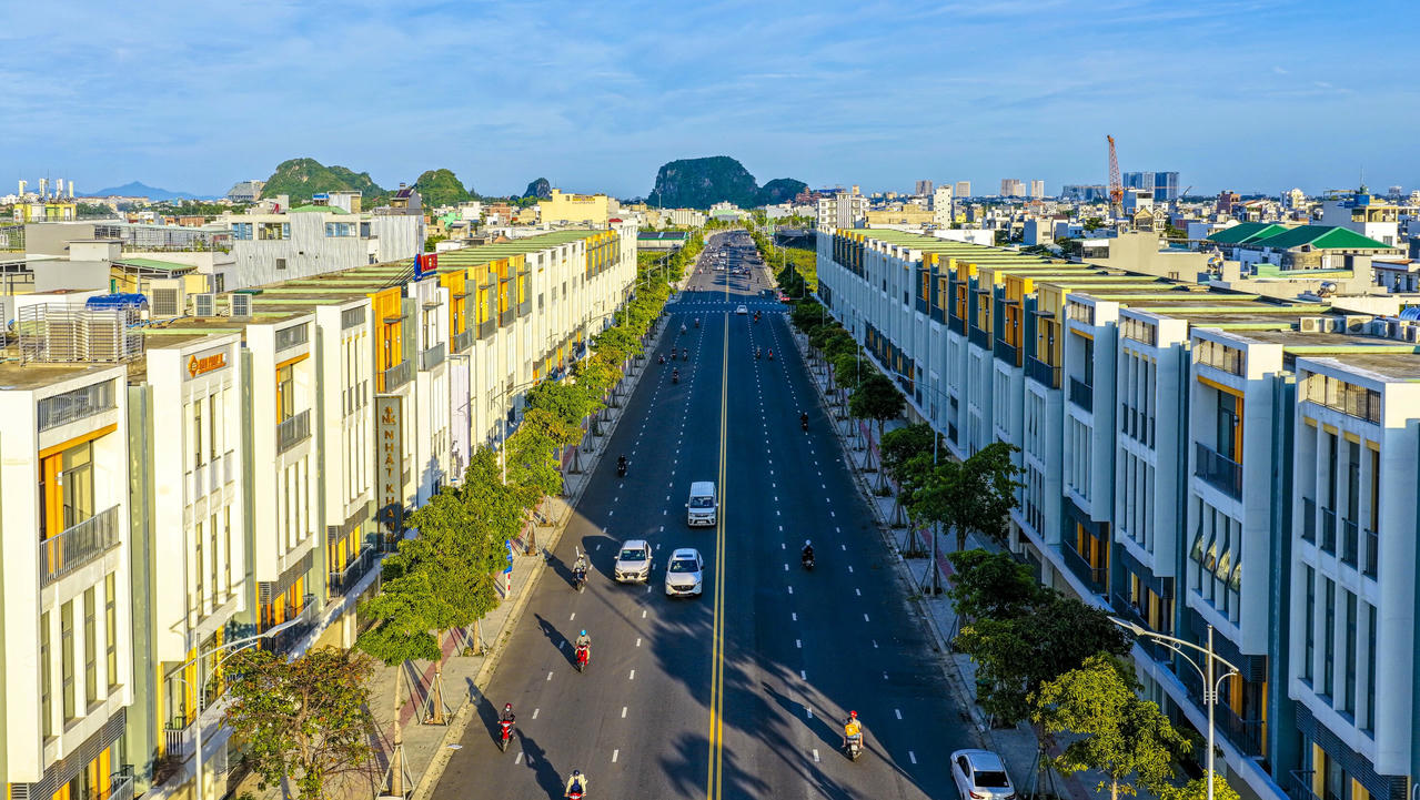 Cora Tower thừa hưởng hạ tầng đồng bộ của tổ hợp khu đô thị Nam Đà nẵng. (Ảnh: Ánh Dương)  