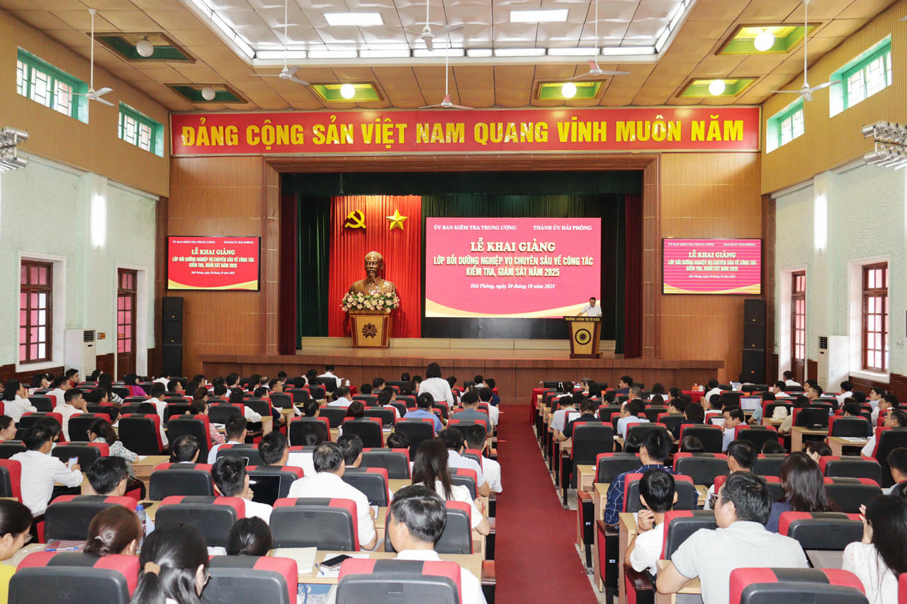 Bồi dưỡng nghiệp vụ kiểm tra, giám sát cho đội ngũ cán bộ tại Hải Phòng
