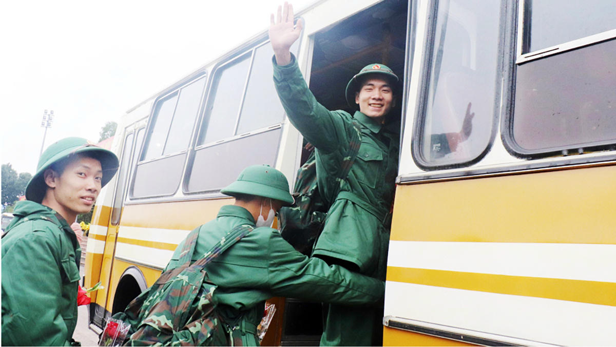 Thanh niên Bắc Ninh thực hiện nghĩa vụ thiêng liêng với Đất nước.