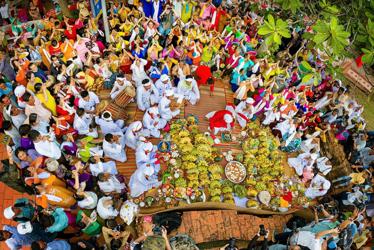 Lễ hội Ka tê được tổ chức tại&nbsp;tháp Pô Sah Inư.