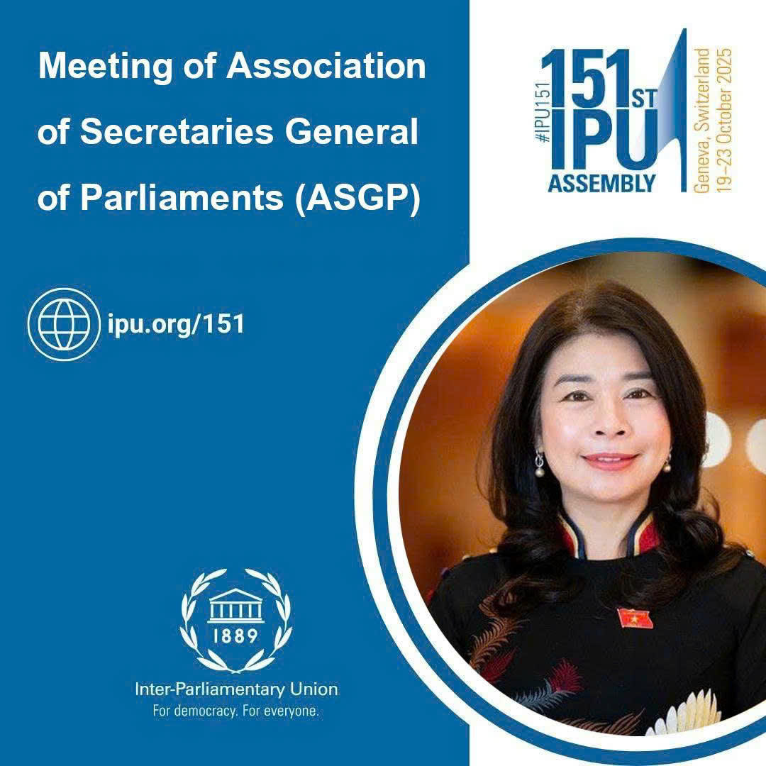 Bà Lê Thu Hà đã được tín nhiệm bầu vào Ban Chấp hành ASGP nhiệm kỳ 2025 - 2028.