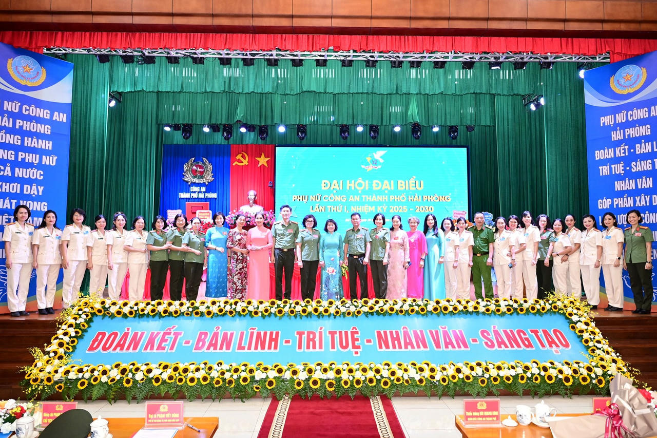 Đại hội Phụ nữ Công an TP Hải Phòng lần thứ I, dấu mốc mới trong hành trình “Bản lĩnh - Nhân văn - Sáng tạo”