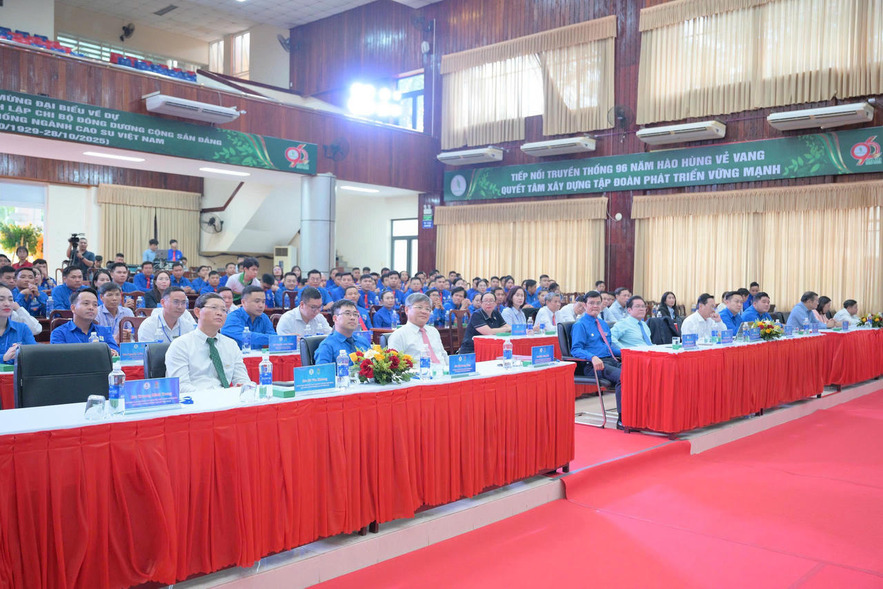 Các lãnh đạo và đại biểu tham dự Đại hội