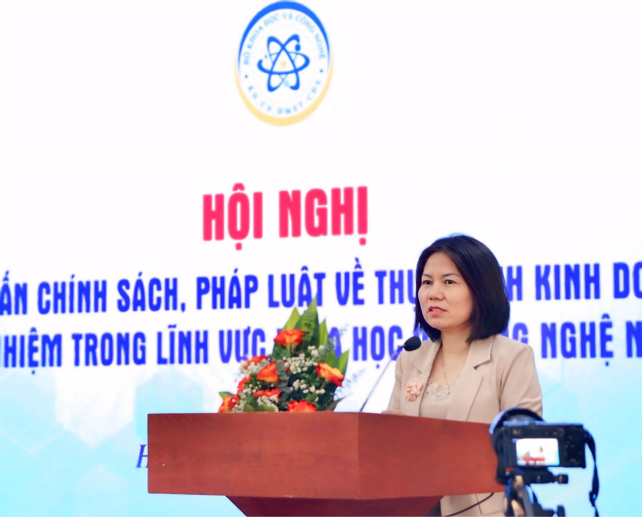 TS Nguyễn Như Quỳnh, Vụ trưởng Vụ Pháp chế phát biểu