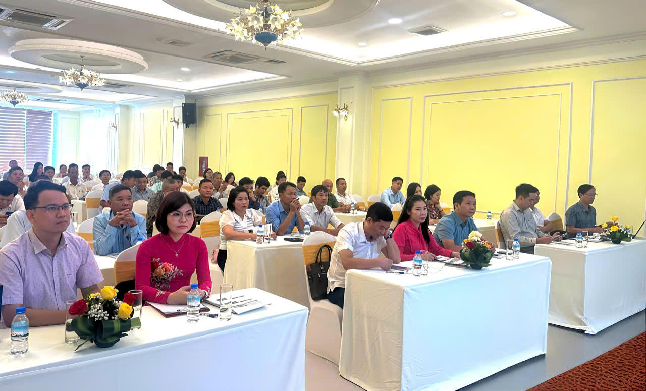 Quang cảnh lớp tập huấn.