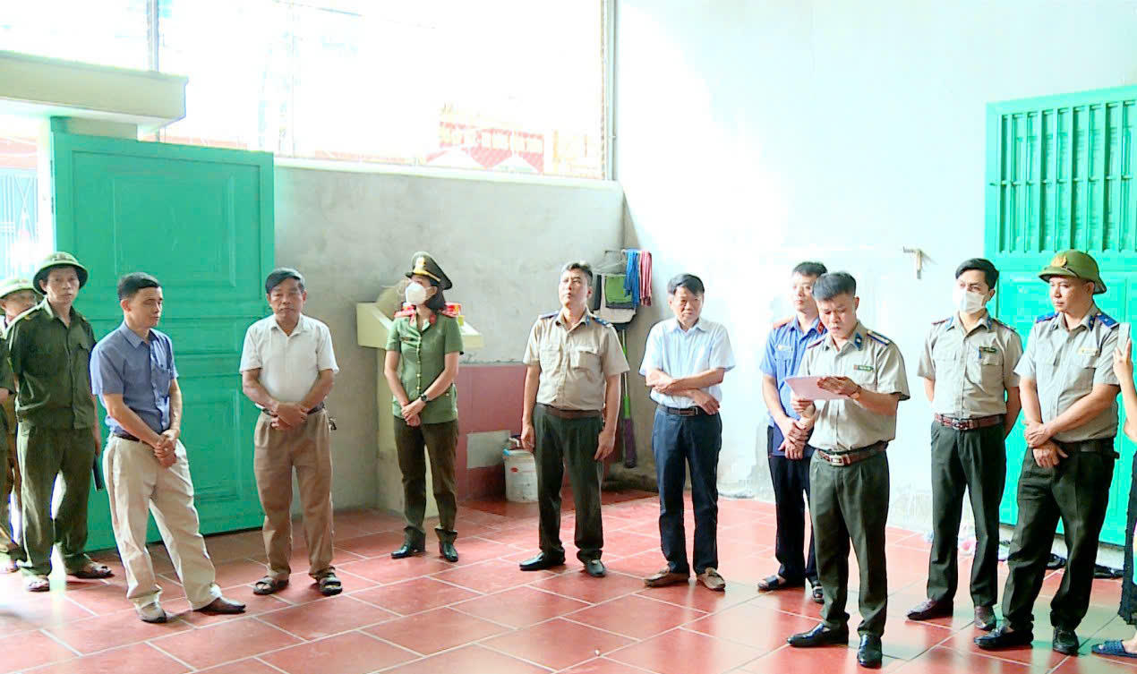 Các cơ quan ban ngành liên quan và lực lượng bảo vệ&nbsp;công tác thi hành án dân sự, bảo đảm pháp luật được thực thi nghiêm minh.