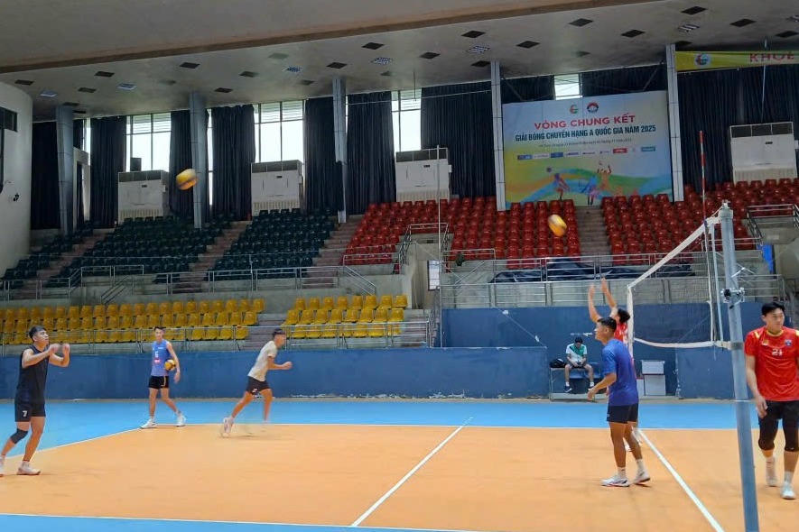 15 đội tuyển dự vòng chung kết giải bóng chuyền hạng A toàn quốc 2025 tổ chức tại Hà Tĩnh