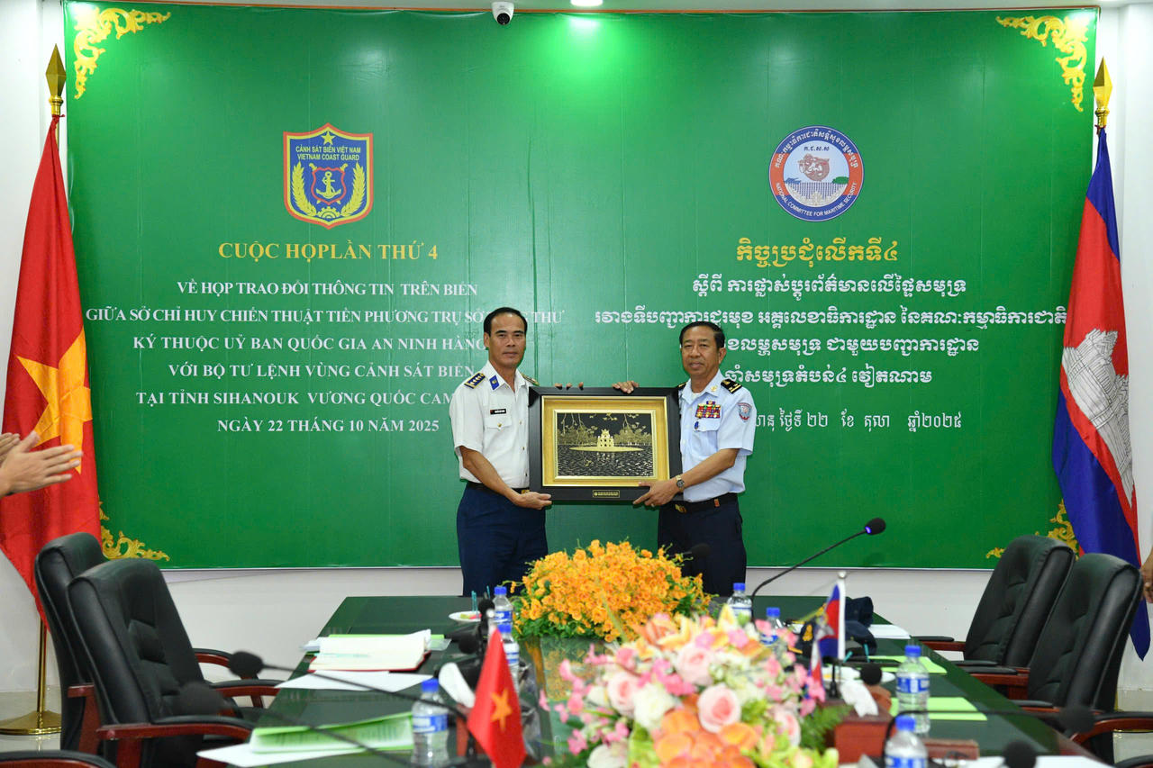 Hiệu quả phối hợp giữa Cảnh sát biển Việt Nam và Sở Chỉ huy Chiến thuật tiền phương Campuchia
